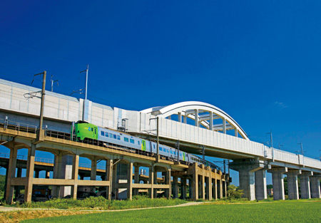 Odai Overpass for Hokkaido Bullet Train