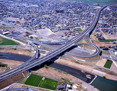 Kita-Kanto Expressway Komagata Interchange