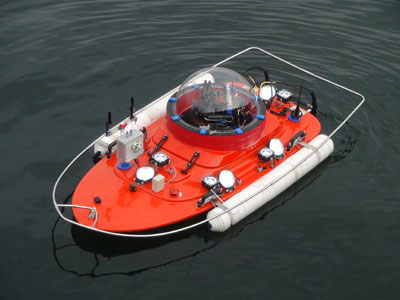 A wireless LAN boat, (a tentative name)