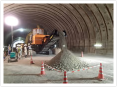 Excavation work utilizing an insolubilization method for excavated soil containing specified hazardous substances