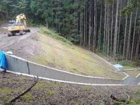 Reused in the levee body