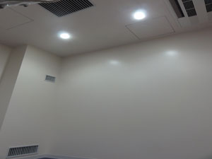 Fluorocarbon Wallpaper Installed in Smoking Room