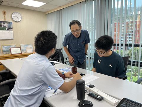 香港営業所でインターンシップを