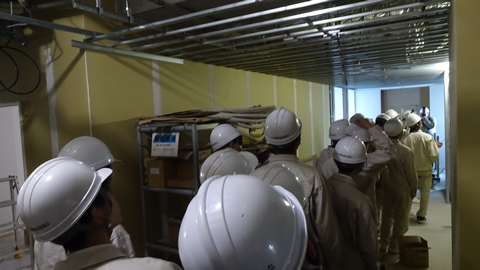 高校生を対象に現場見学会を開催